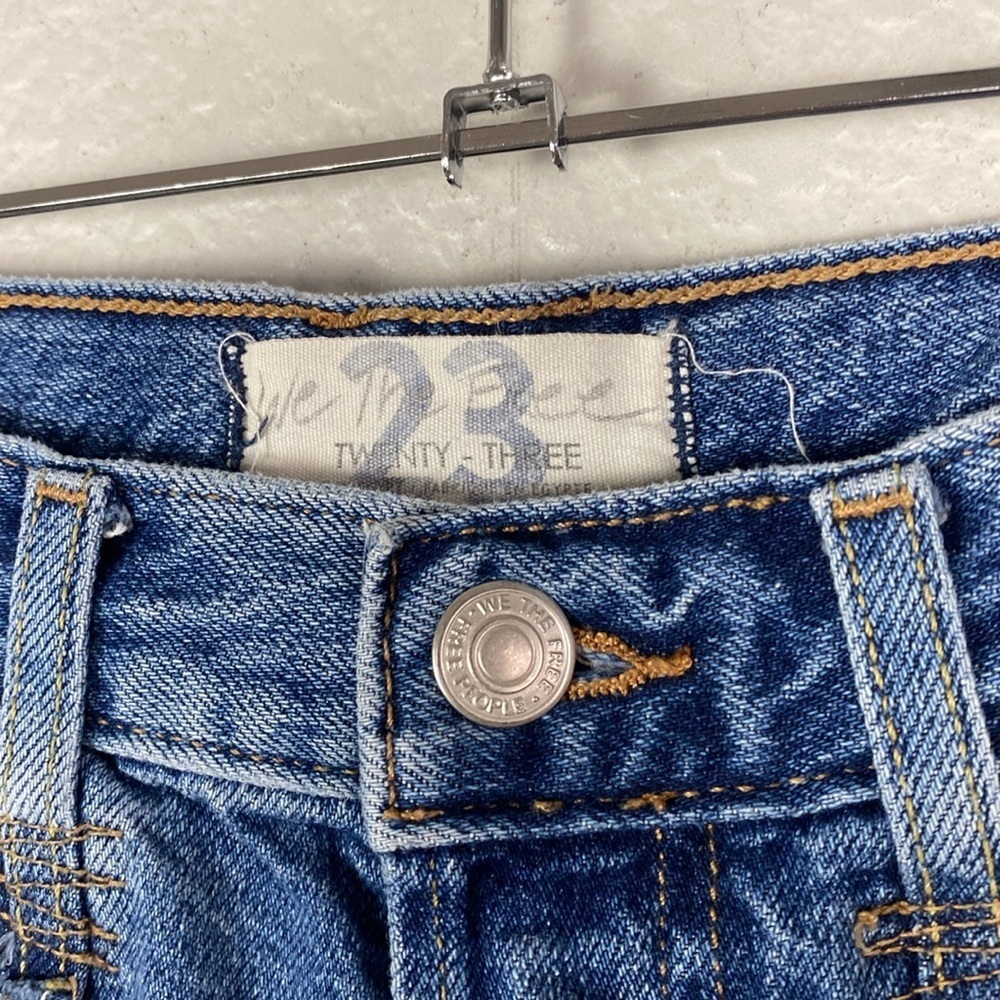 Free People cut off denim shorts - Picture 3 of 5